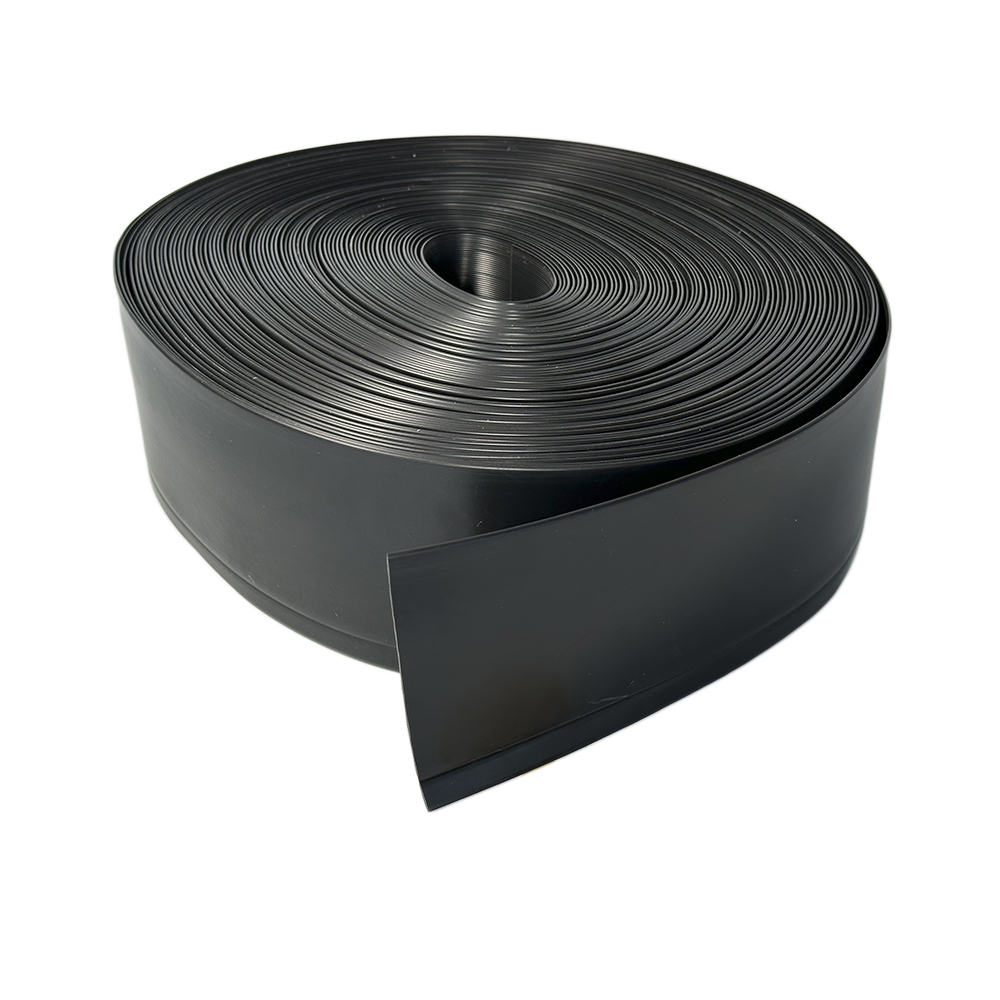 Гнучкі плінтуси підлогові PS7510 Arfen чорного кольору еластичний плінтус ПВХ для підлоги, 50 м.п.