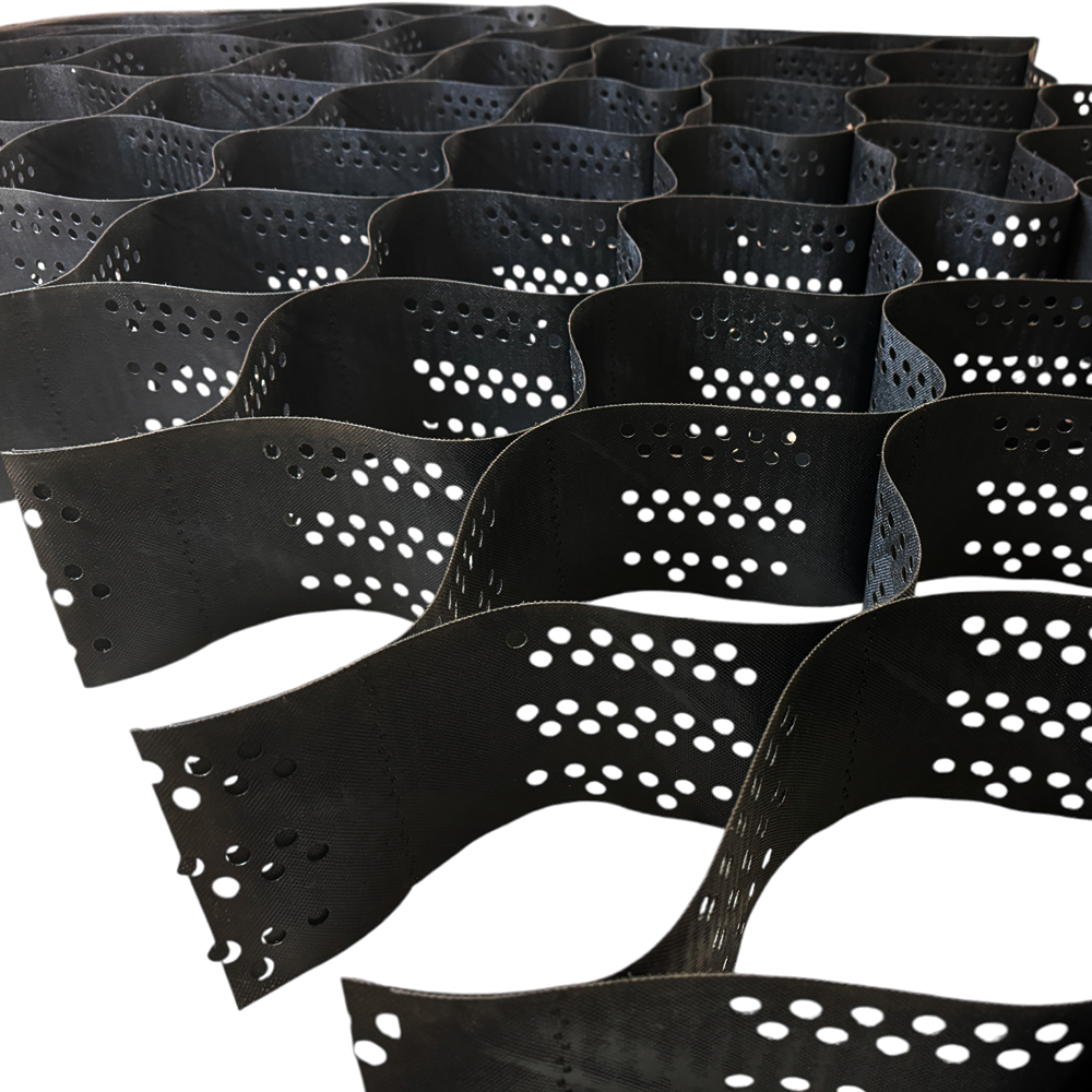 Георешетка объемная ГР 40/10 высота 10 см, ячейка 33х33 см, размер 2.43х8.23 м (20 м.кв)