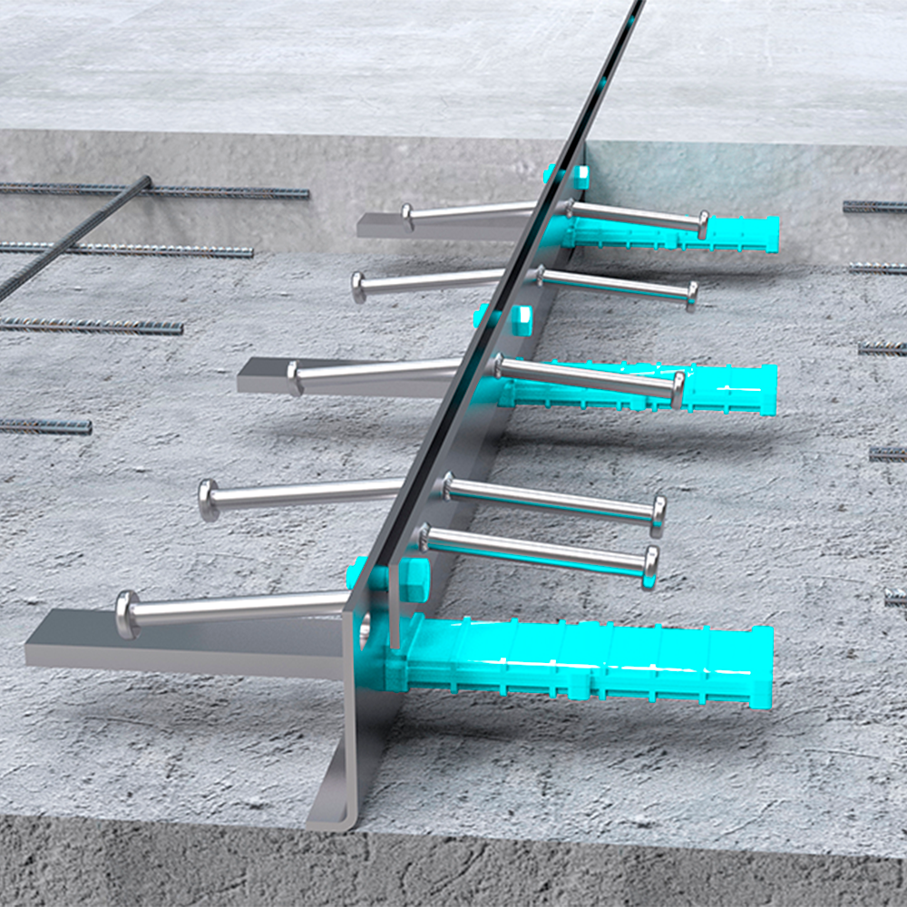 Профіль незнімної опалубки Arfen Slab Joint SJ 90 мм сталь, довжина 3 метра