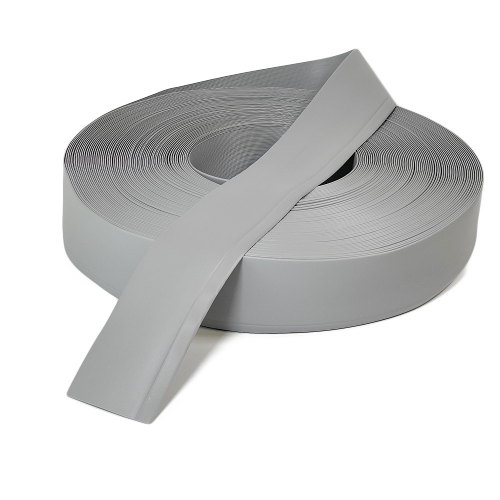 Гнучкий підлоговий плінтус Arfen PS5510 ПВХ, 25 м.п., світло-сірий