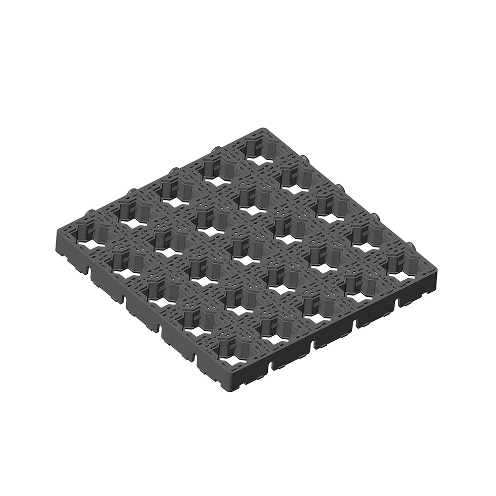 Георешетка IR 35 черная 39х39х3,5 см (0,1512м2)