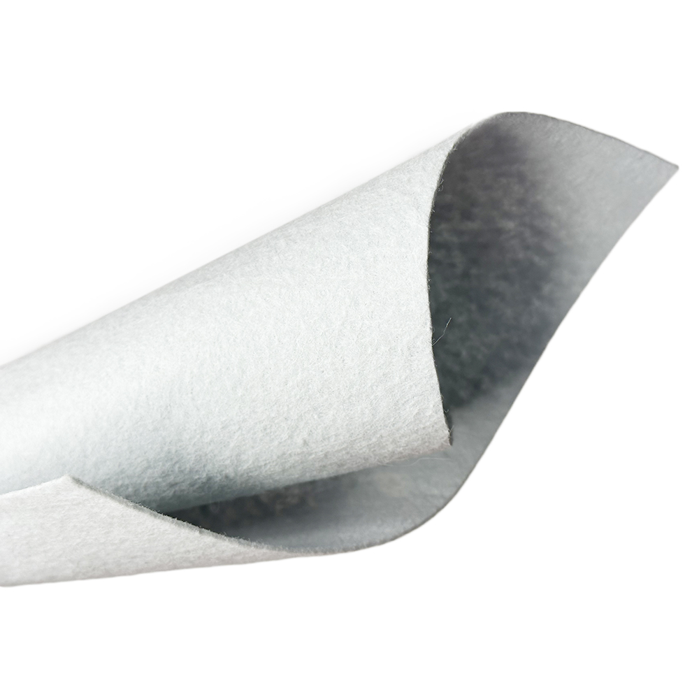 Геотекстиль термофиксированный GEOKEN 300 г/кв.м, белый, рулон 100 кв. м, 2х50