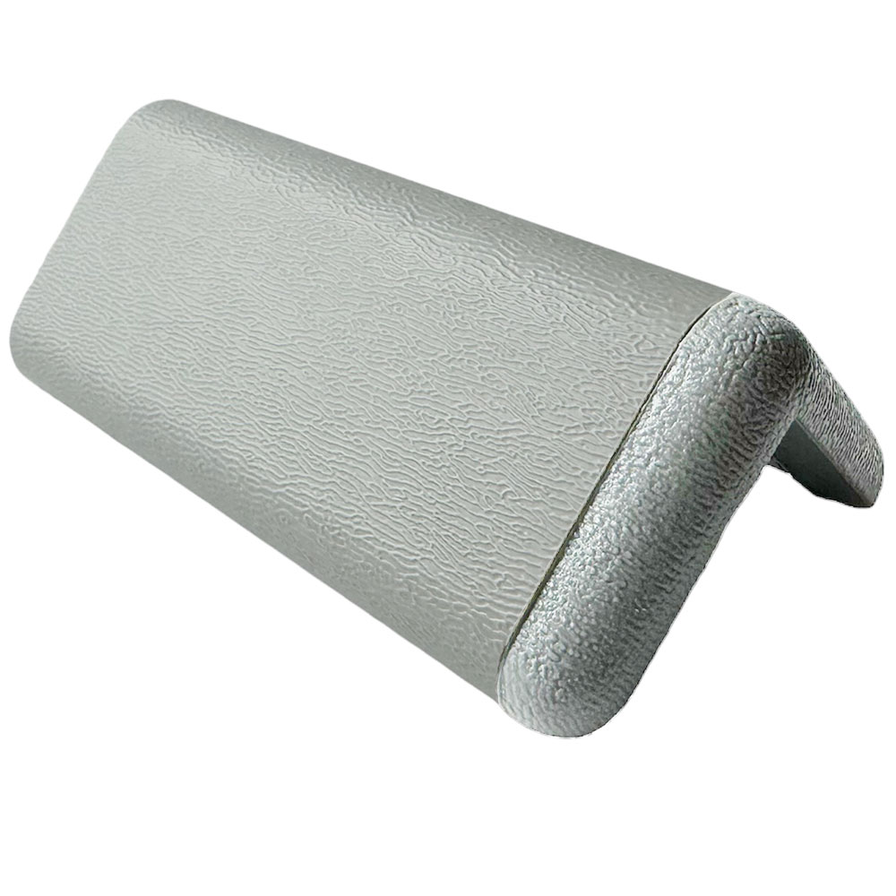 Кутовий відбійник захисний вініловий Arfen CG 50, алюмінієвий профіль, сірий