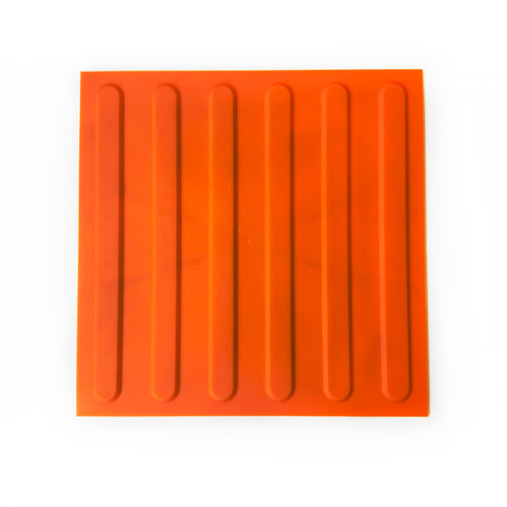 Тактильна еластична плитка LINE (напрямок руху) 40х40